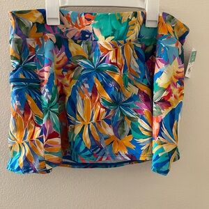 NWT Sunsets Algeria Sporty Swim Skirt 14